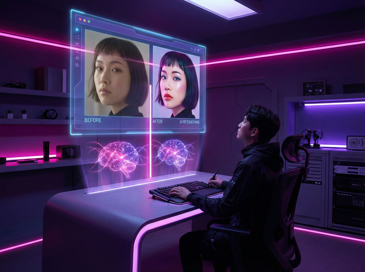 男同网AI修图与传媒剪辑